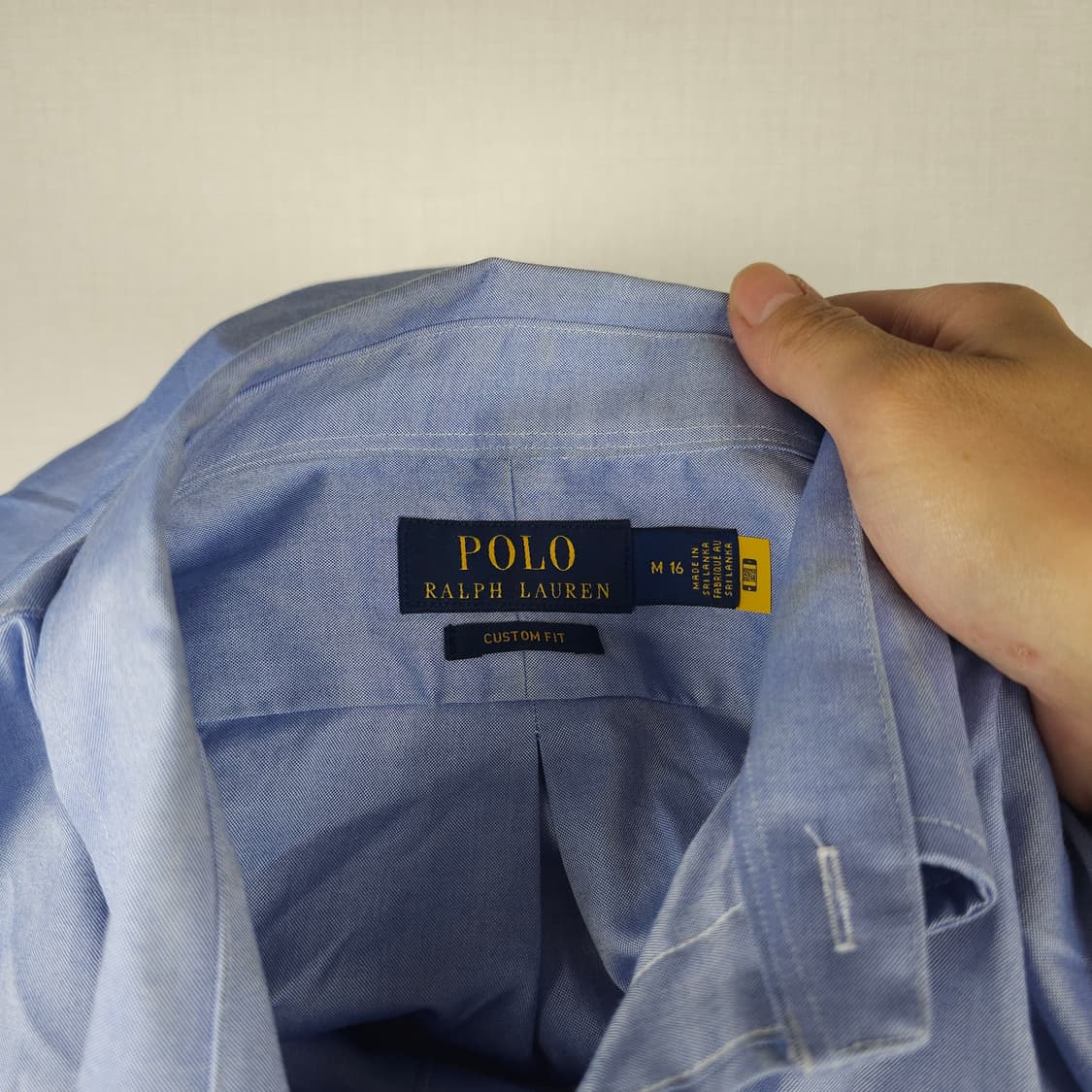 폴로 긴팔남방 남자95사이즈  상품이미지3