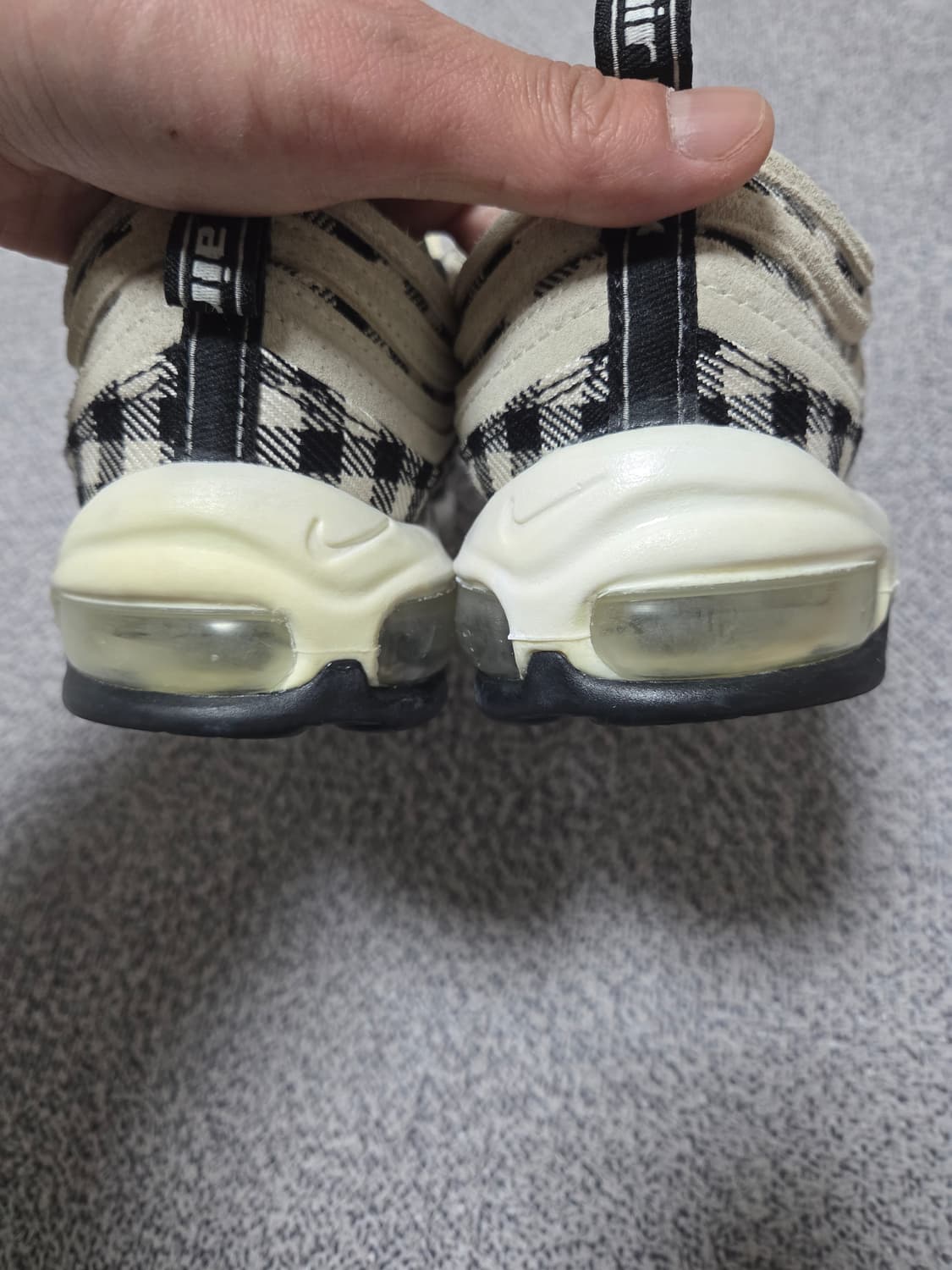 나이키 한정판 맥스97 체크 275사이즈 상품이미지4