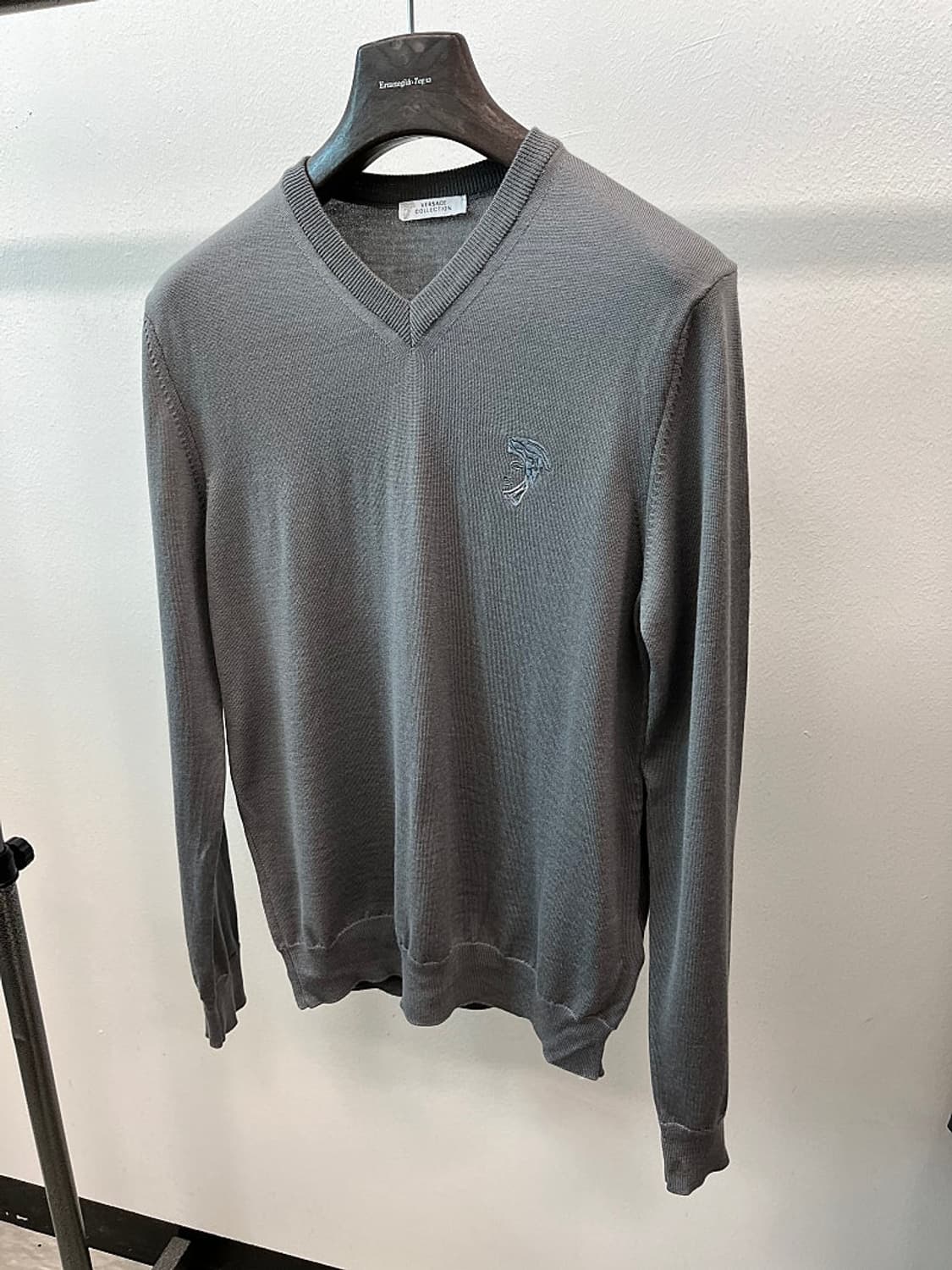 100) 베르사체 메두사 브이넥 니트  상품이미지1