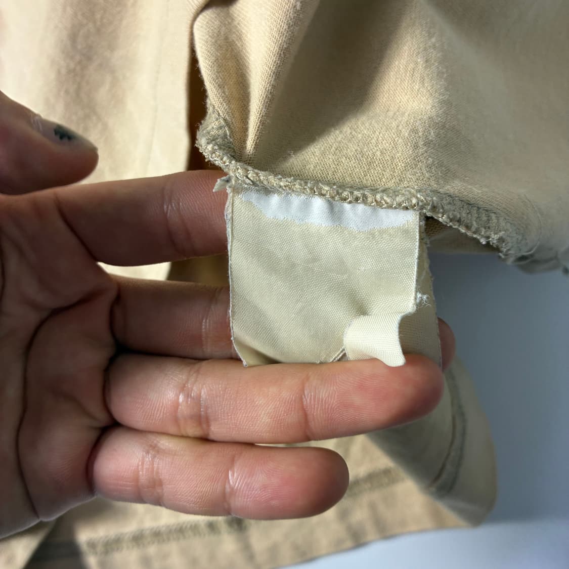 Polo  폴로진스컴퍼니 RL 1967 베이지 반팔 티셔츠  상품이미지4