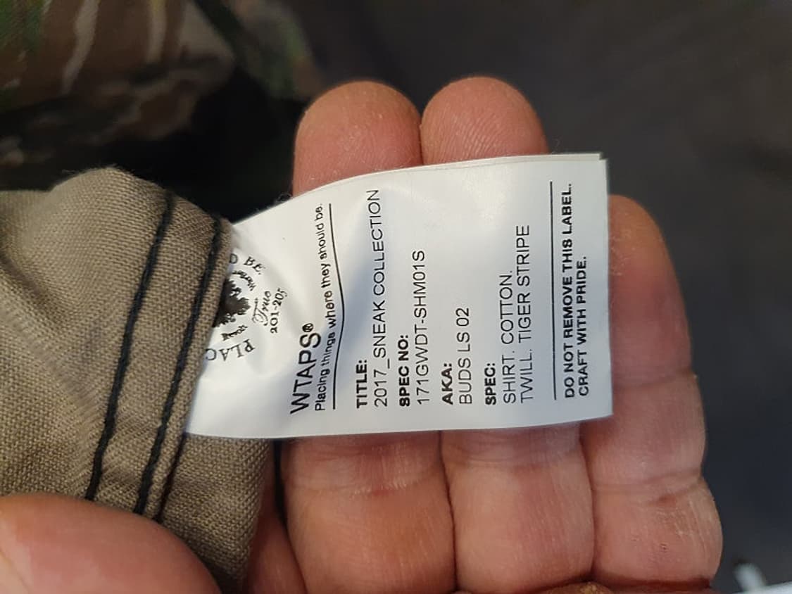 더블탭스 17 시즌 버드셔츠 상품이미지5