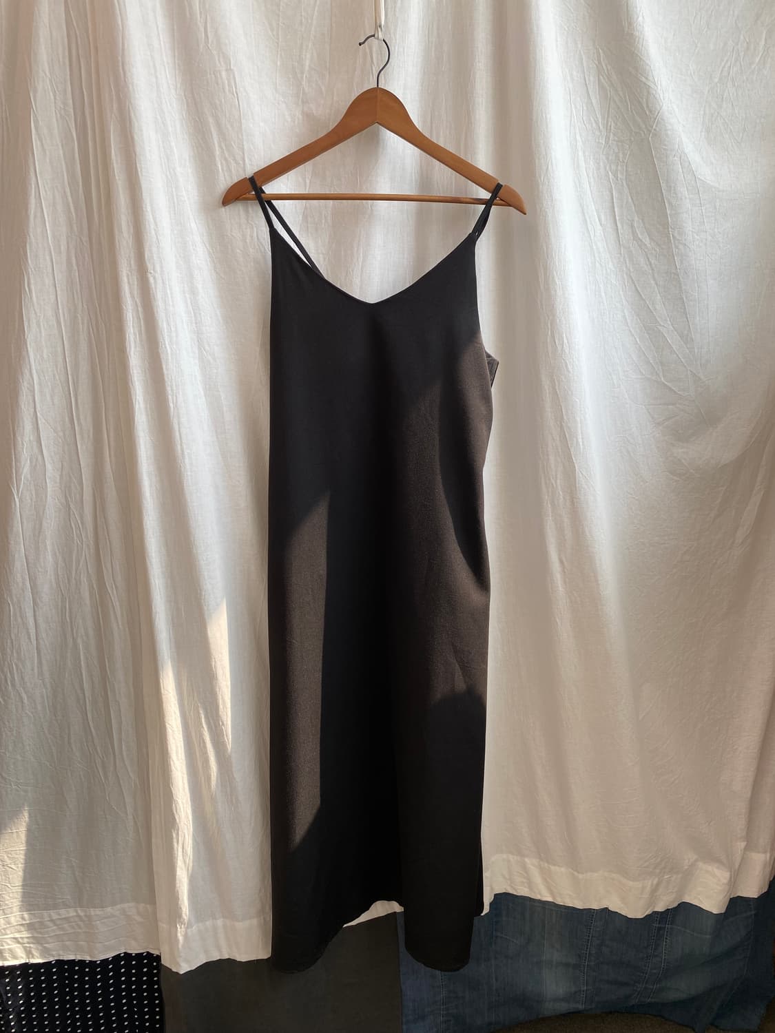 블랙 민소매 원피스(M) 상품이미지2