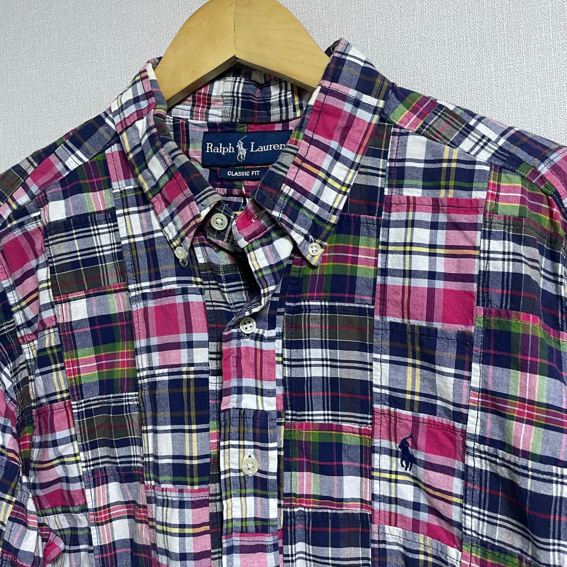 폴로 랄프로렌 패치워크 남성 셔츠 클레식핏 XL (남성 상품이미지1