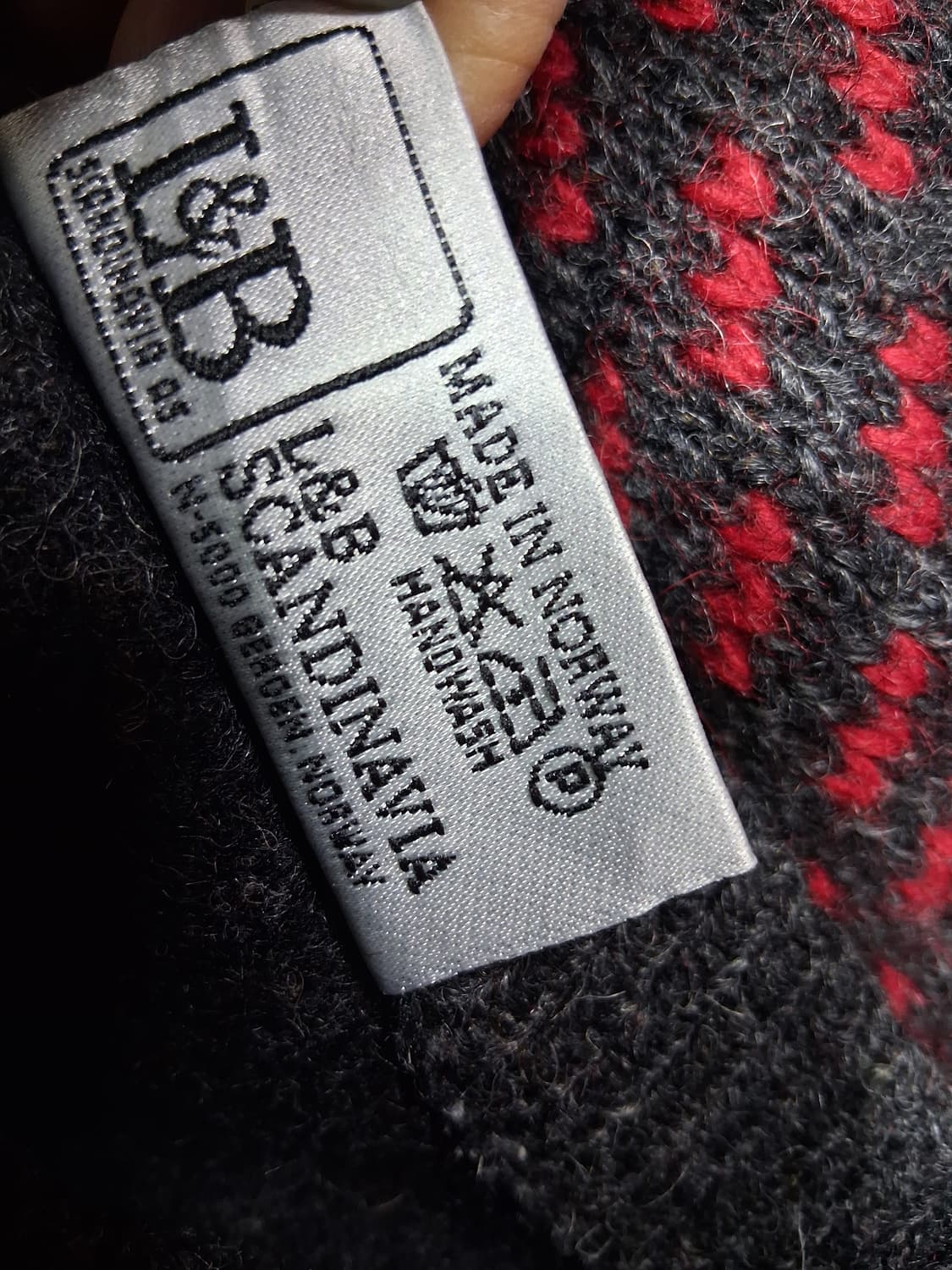 일본빈티지 노르웨이 스칸다나비아 울 스웨트 남성105. 상품이미지9