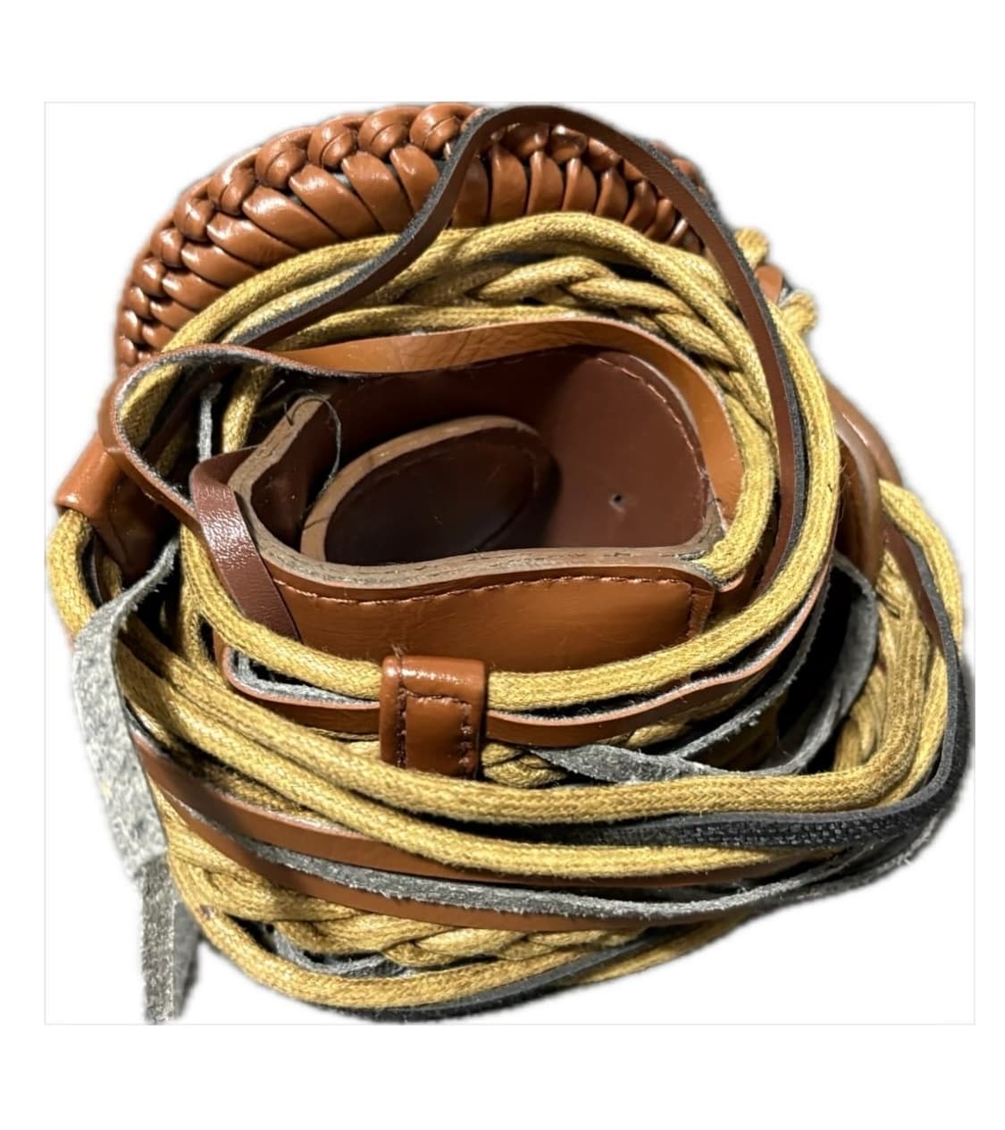 Vintage leather belt  상품이미지2