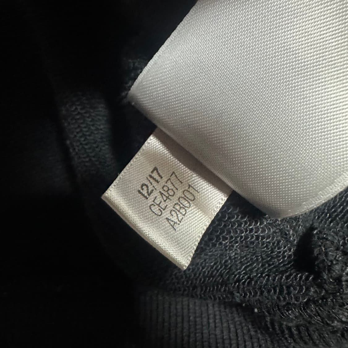 ✨ (바배) 아디다스 빅로고 체크 블랙 크롭 후드티 상품이미지5