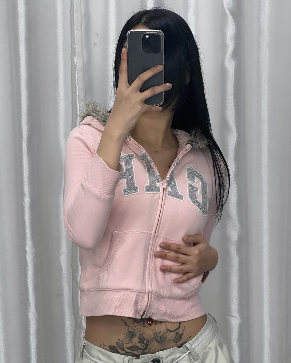 Gap Fur Hood Zip-Up 상품이미지3