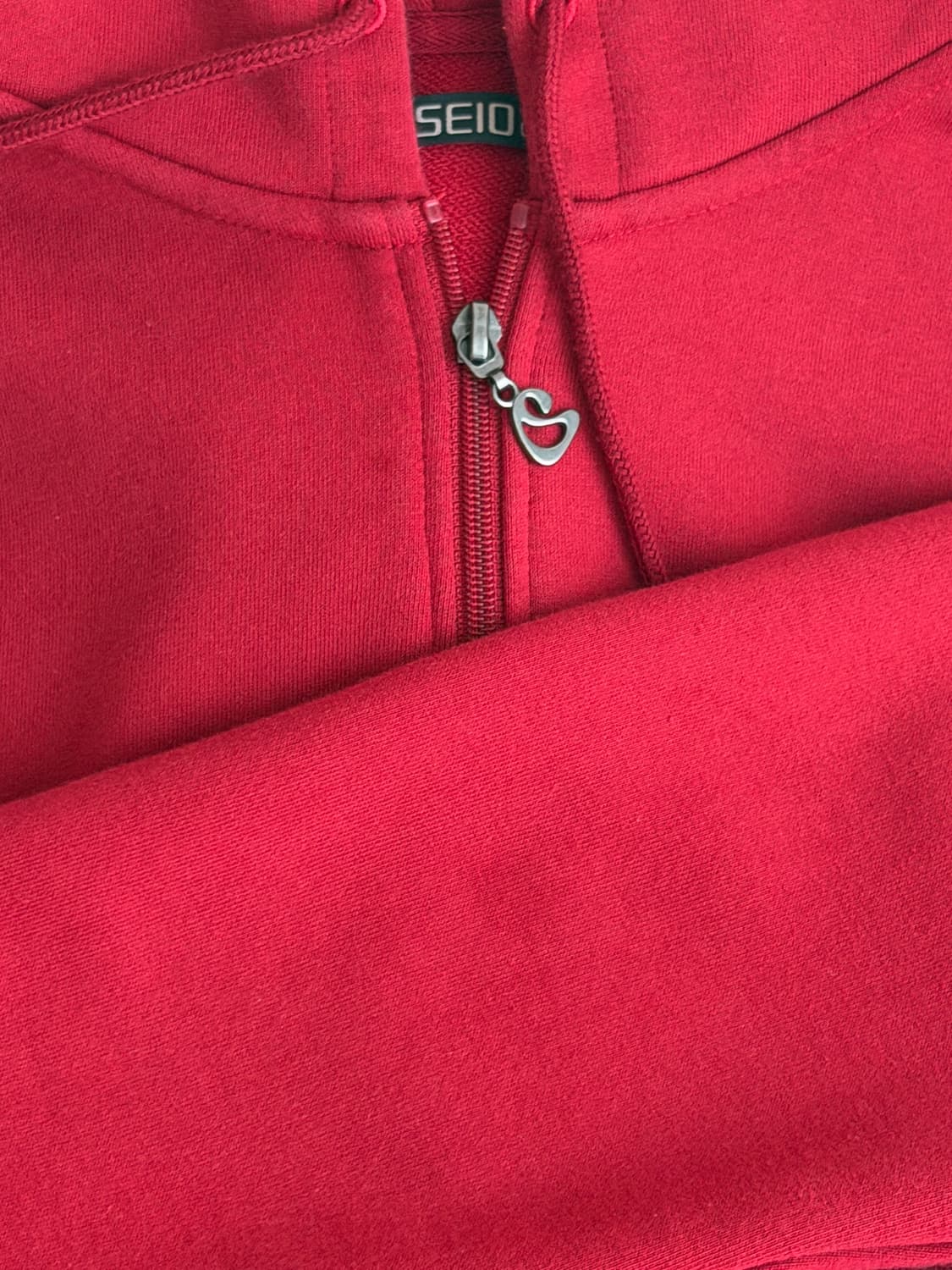038 COZY HOOD ZIP-UP RED 상품이미지3