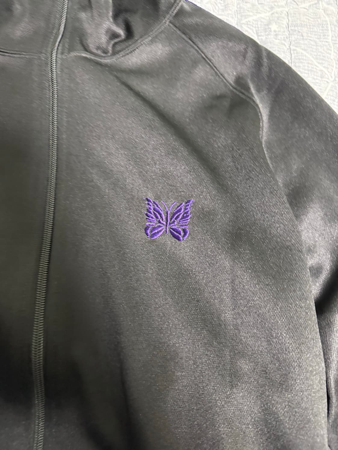 니들스 블랙/퍼플 트랙 자켓 XXL 상품이미지3