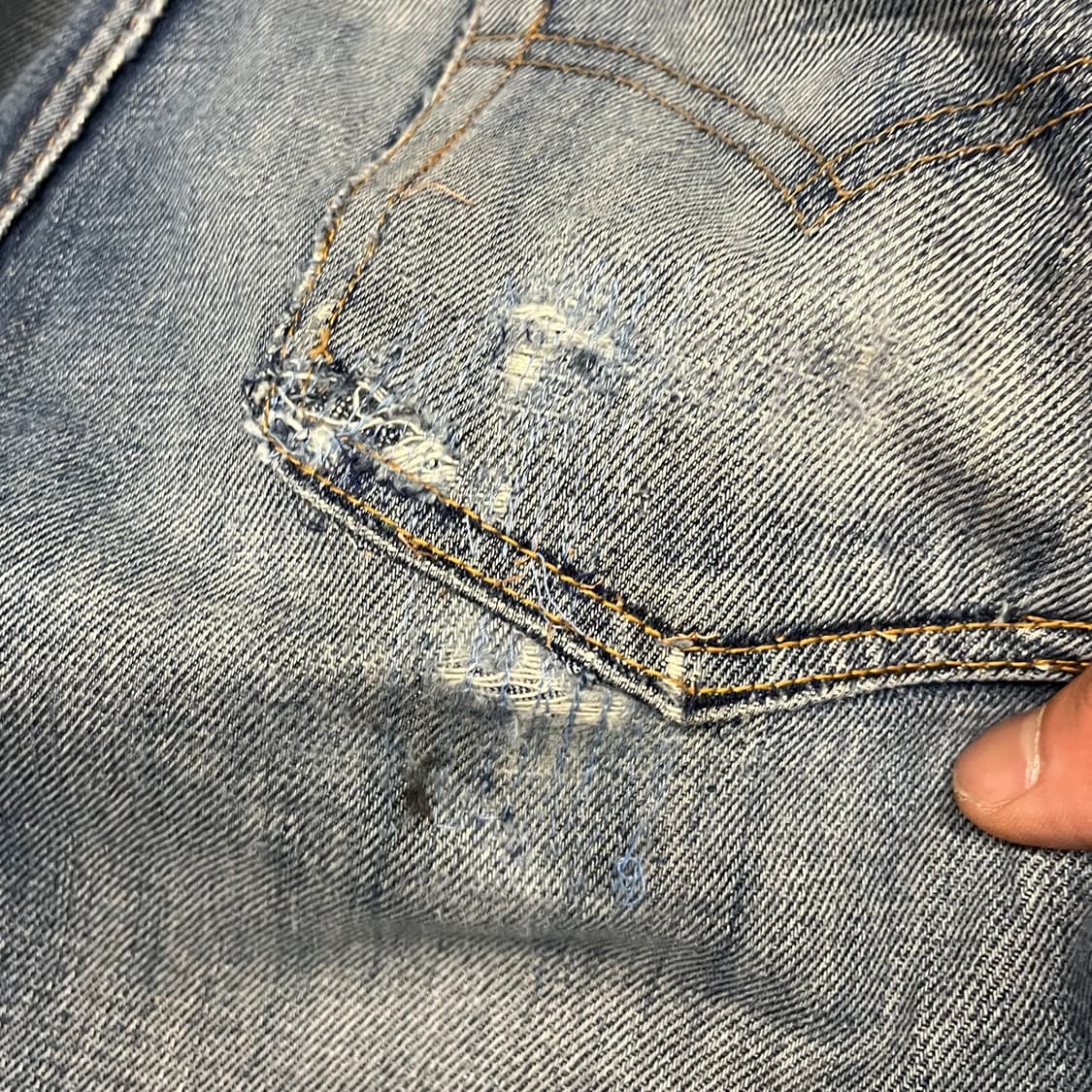 00s Levis516 슬림 플레어 부츠컷 (32-33“) 상품이미지5