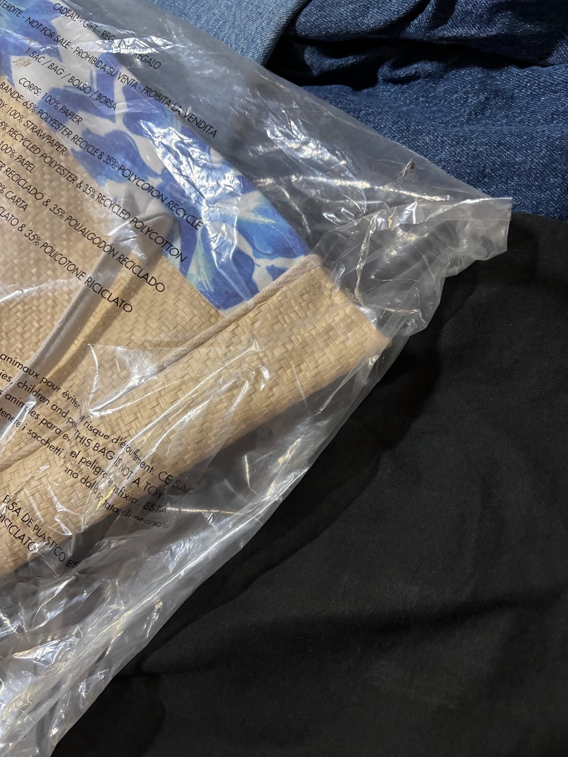 미사용) 돌체앤가바나 라피아 토트백 플라워 백  상품이미지10