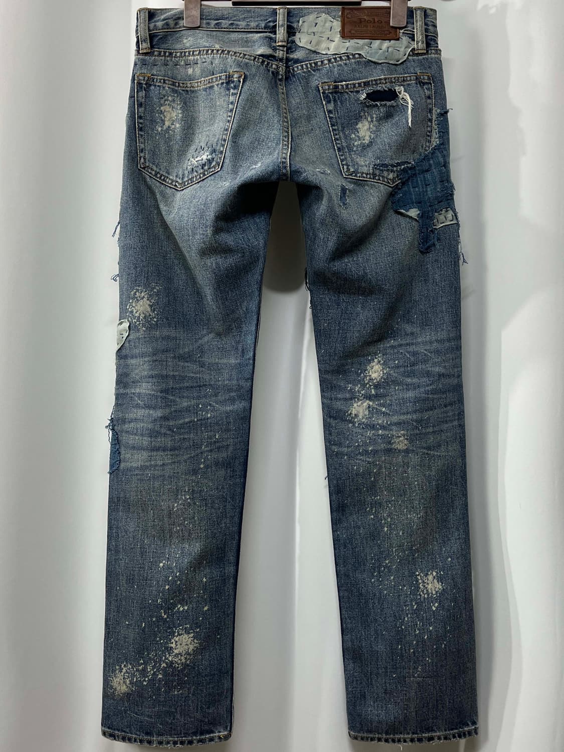 폴로 랄프로렌 보로 디스트레스드 리페어 데님팬츠 상품이미지2