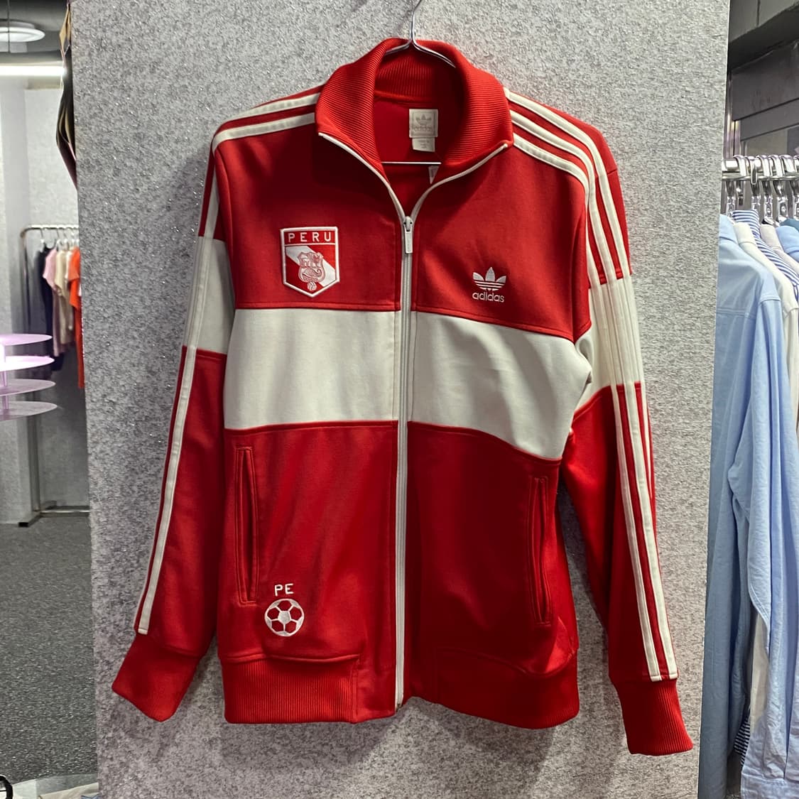 아디다스 파이어버드 페루 빅로고 배색 져지 B3472 상품이미지2