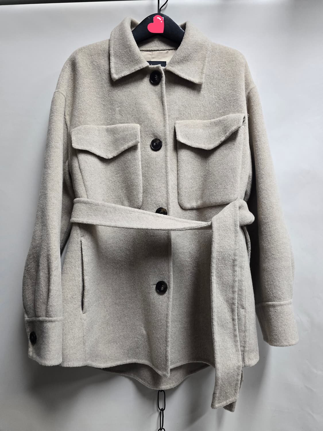 수스 울 밸트 자켓 Free 상품이미지1