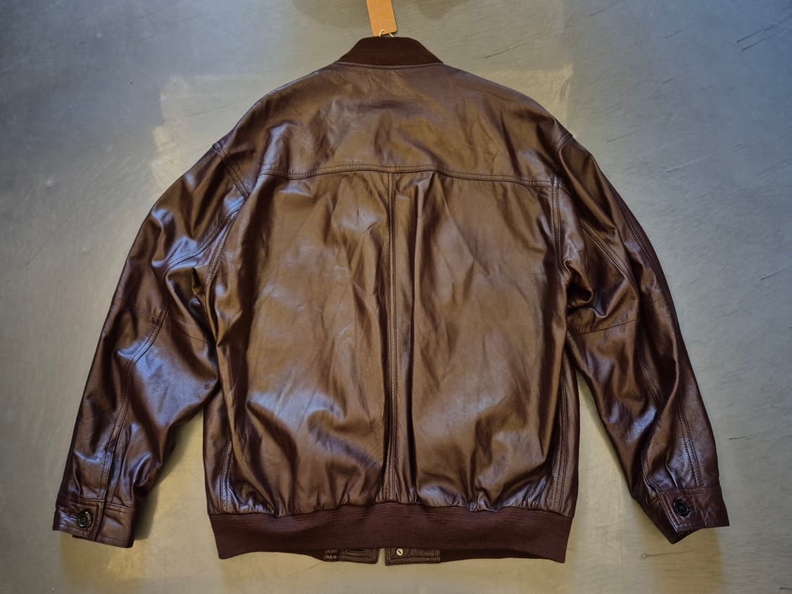 90s MALZIA 양가죽 봄버 상품이미지4