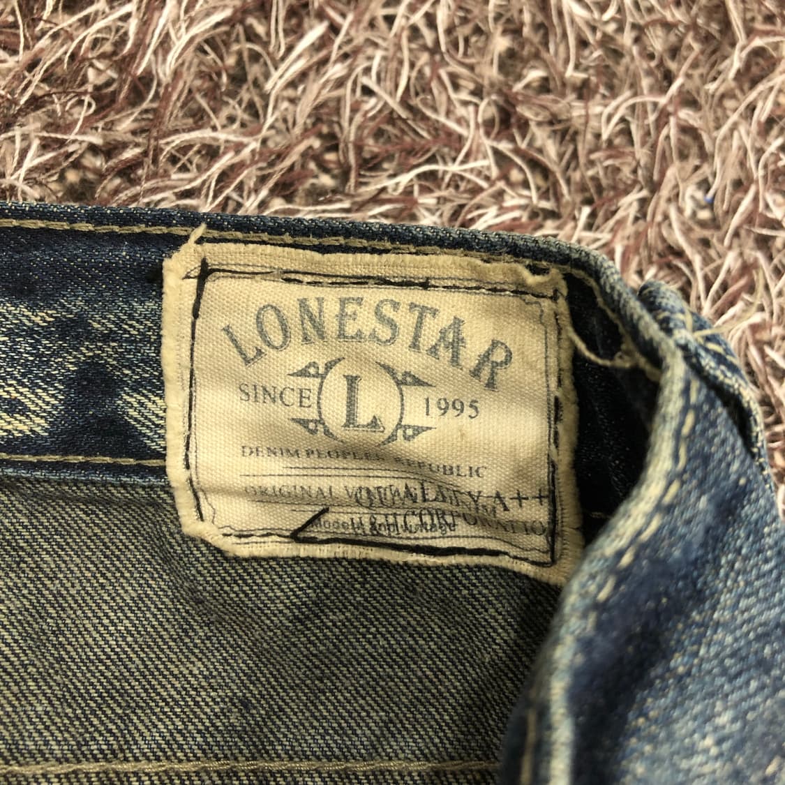 LONESTAR 워싱 데님팬츠  상품이미지6