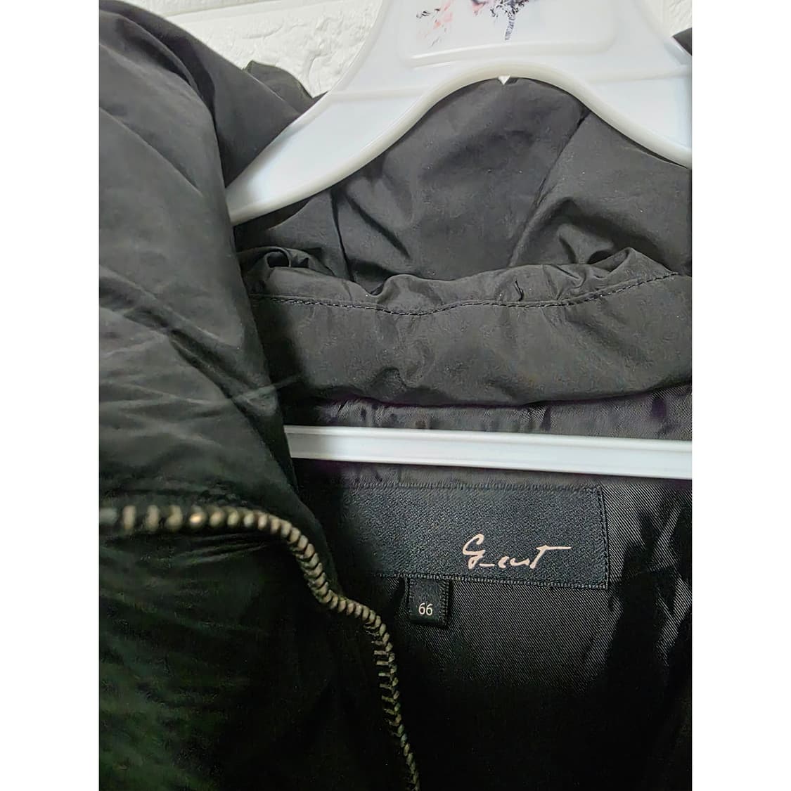 택포_ 지컷 폭스퍼 구스다운 패딩 M 상품이미지2