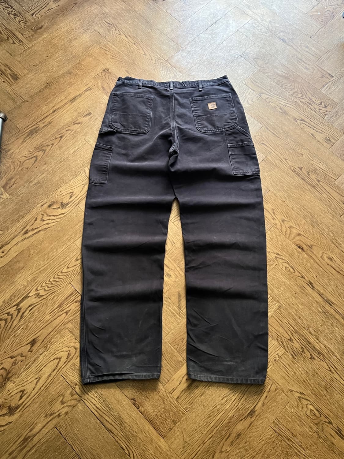 [38]칼하트 USA 빈티지 워싱 미드나잇 네이비 카펜터 워크팬츠 상품이미지9