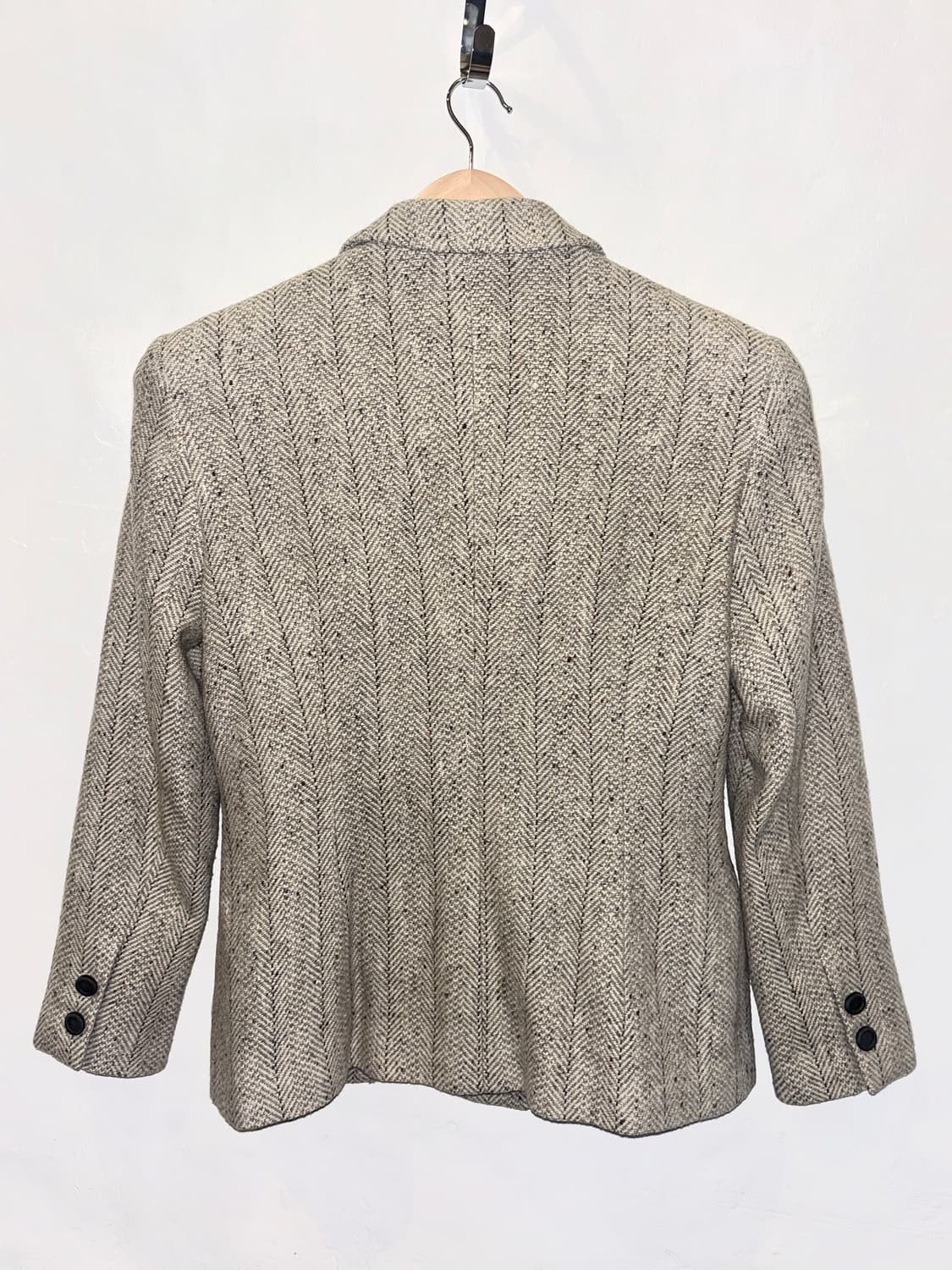 LADIS CAVALIER 재팬 울 헤링본 더블 자켓 / Grey 상품이미지2