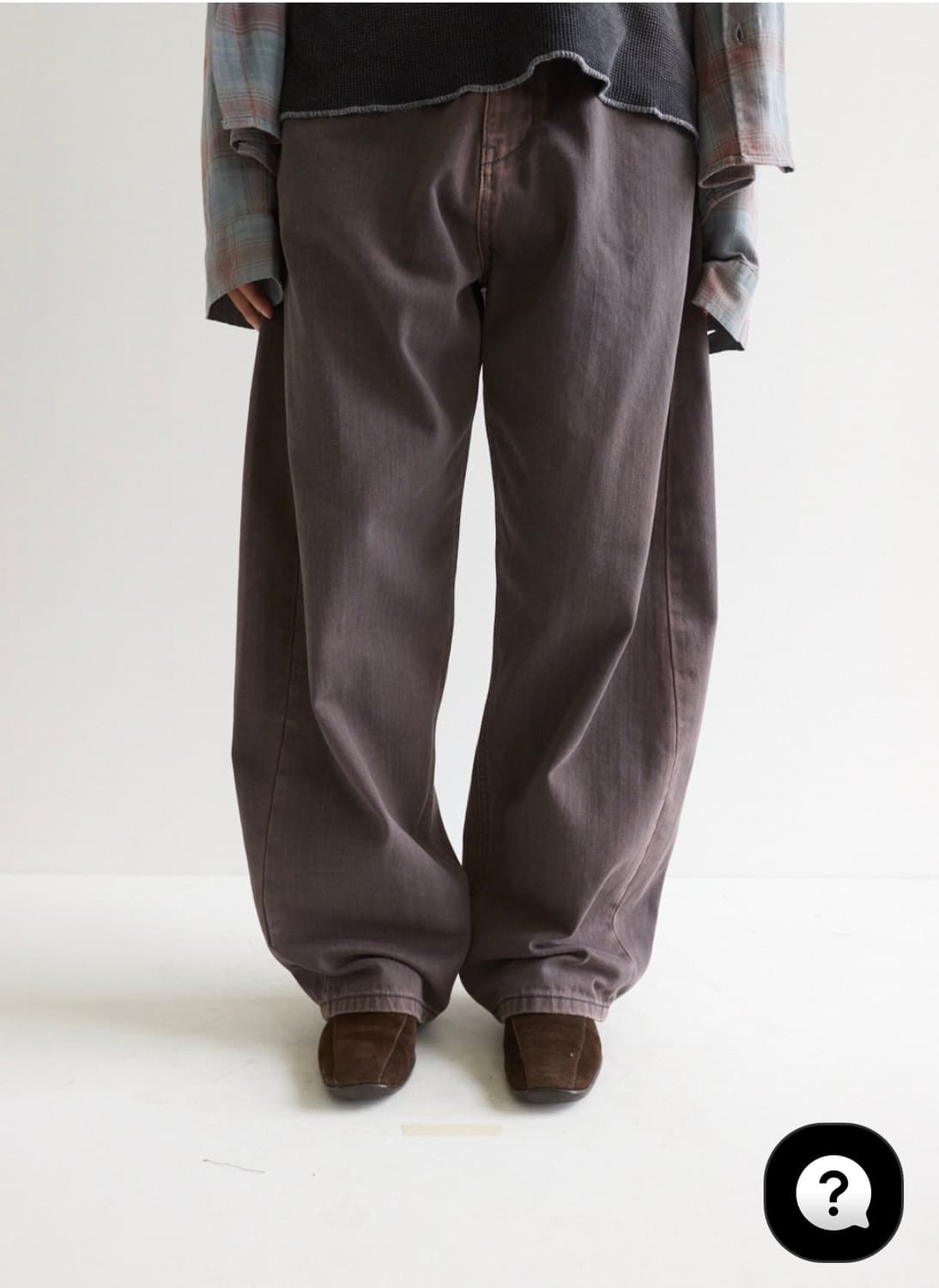 Curve jeans washed charcoal 2(s) 상품이미지5