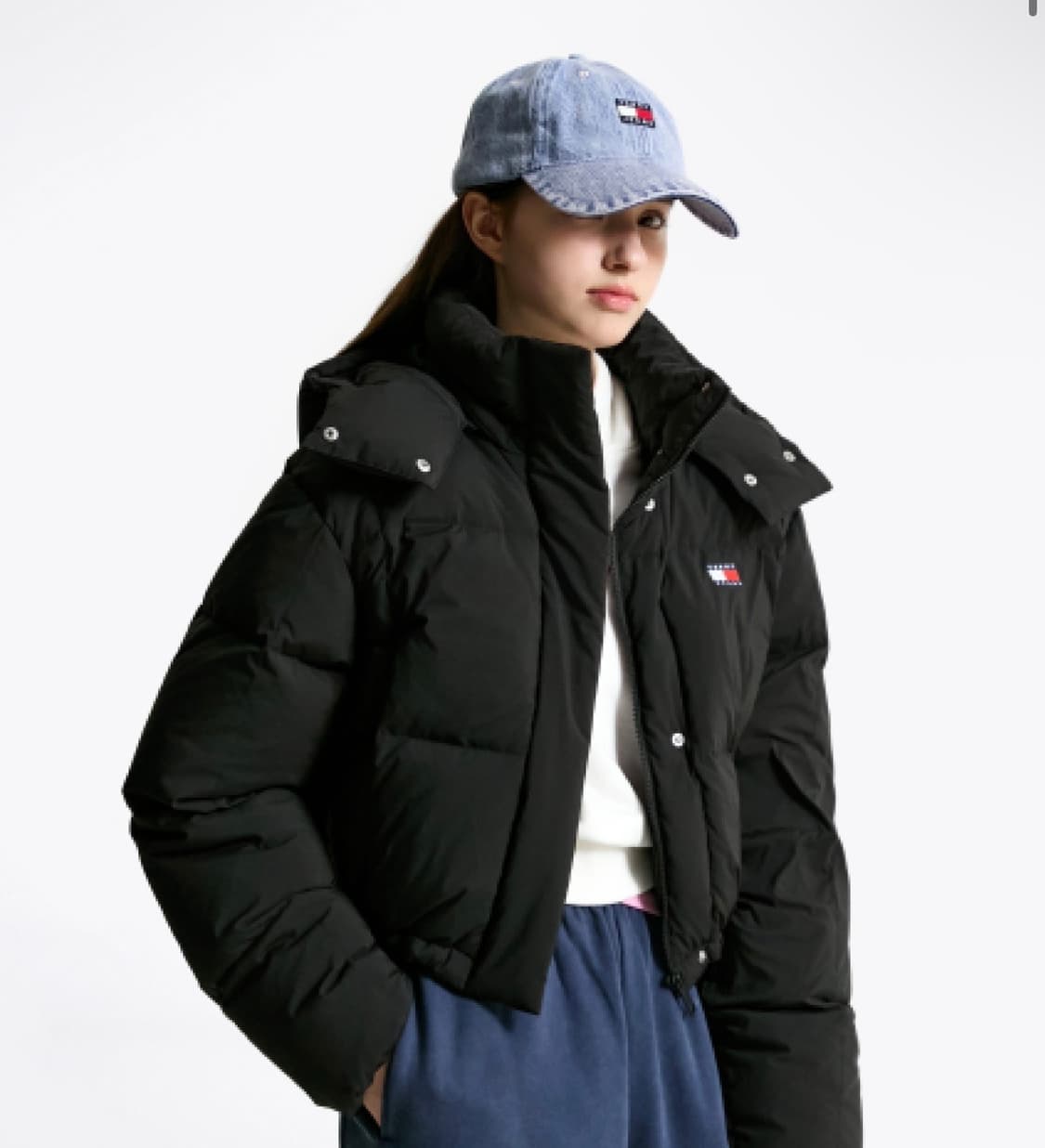 타미진스 알레스카 크롭 다운 패딩 상품이미지1