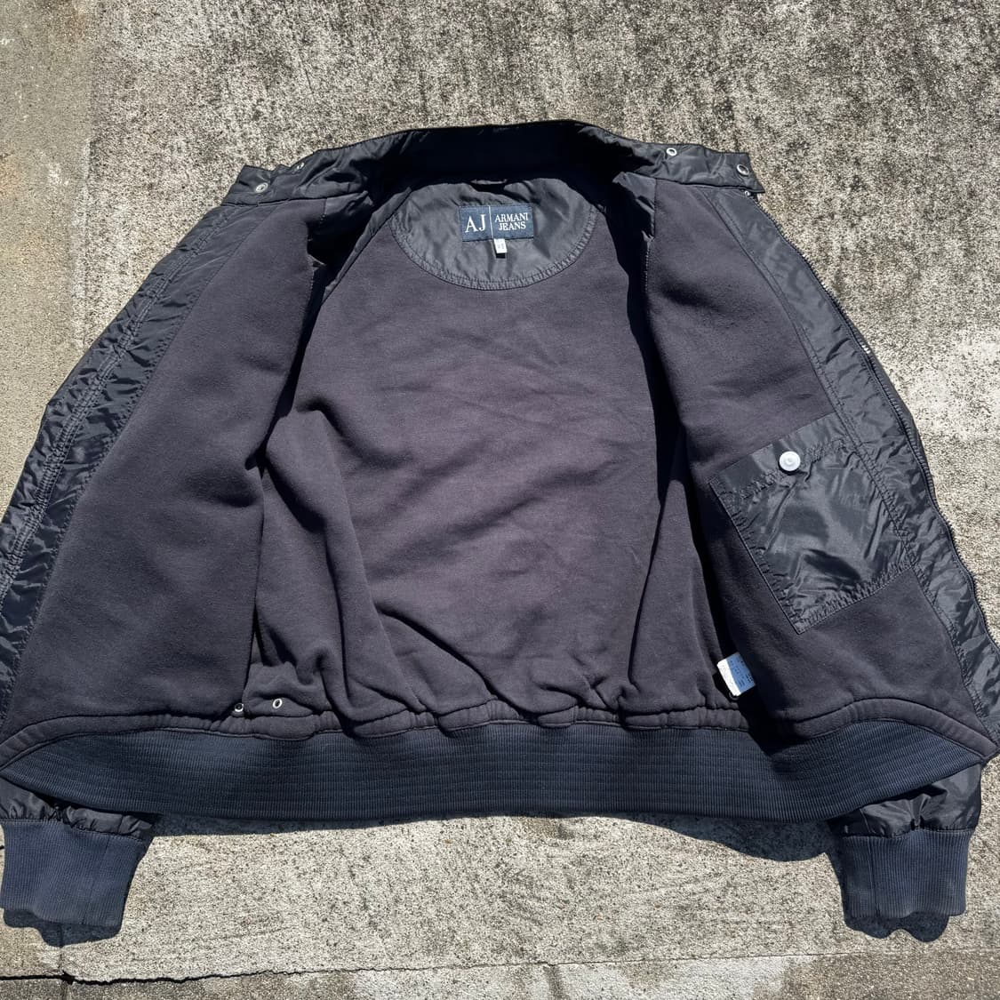 [XL] 00s Armani Jeans 알마니진 테크니컬 봄버 자켓 상품이미지5