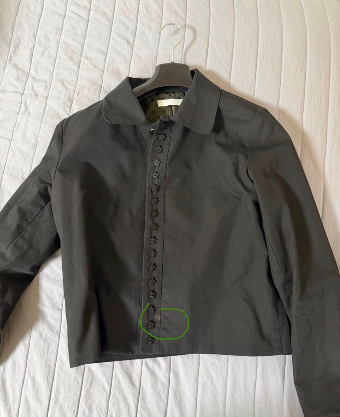 오스하이 자켓 Stars Shirt Jacket Black 상품이미지3
