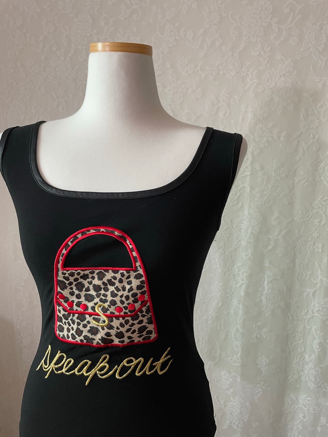     갸루 레오파드 포인트 나시탑 상품이미지2