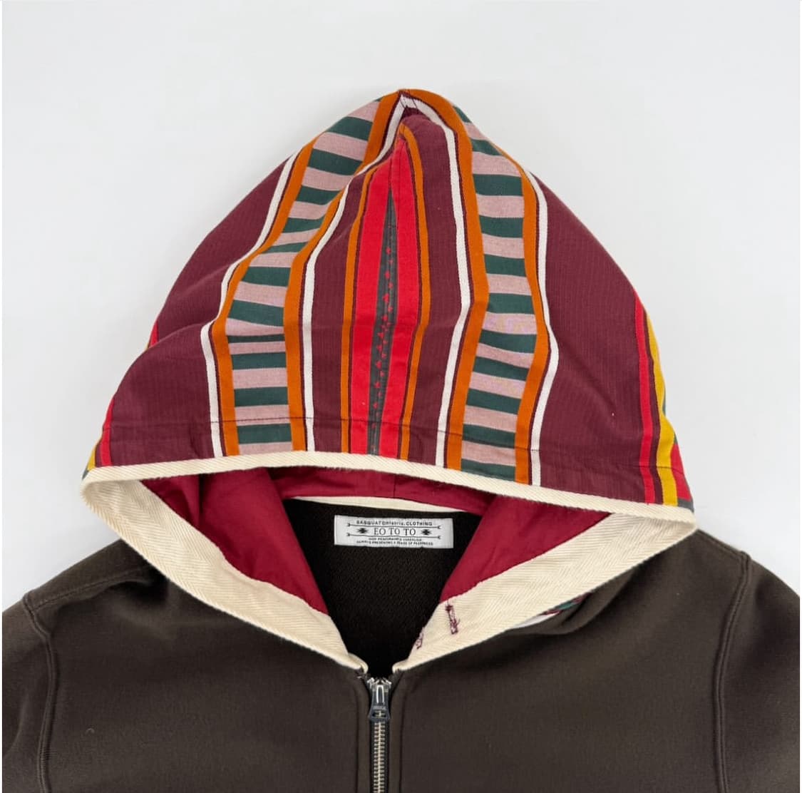 사스콰치패브릭스 Eo To To 패턴 후드 집업 상품이미지5