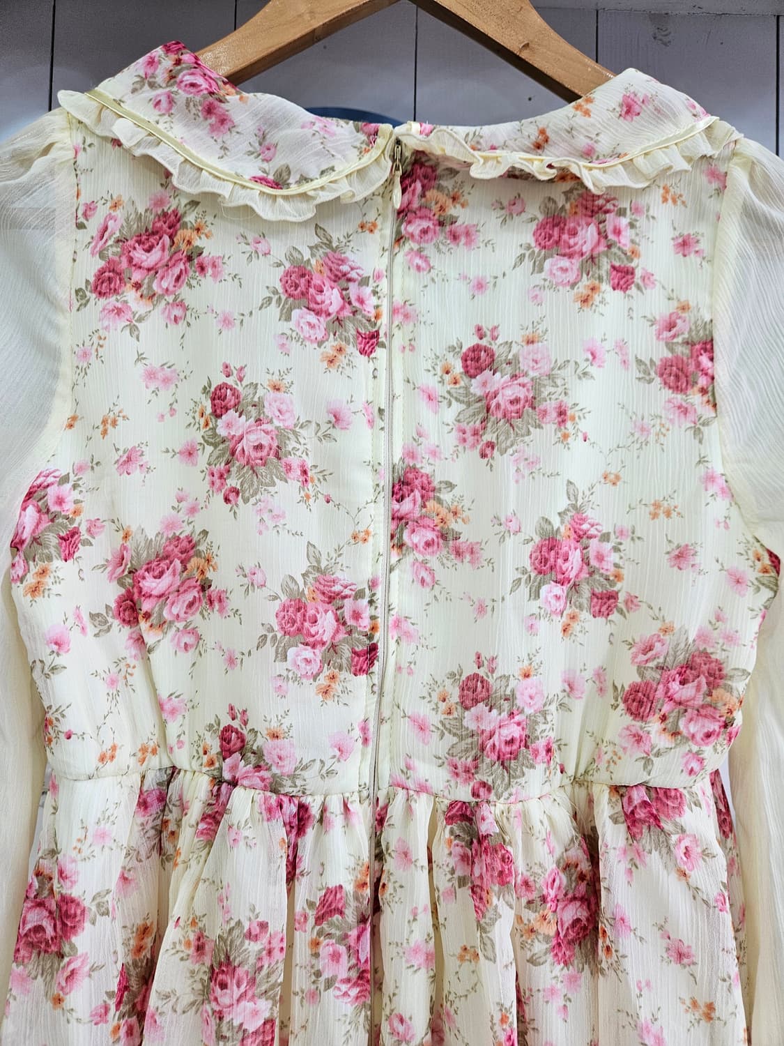 리즈리사(LIZ LISA) 로즈 프릴 쉬폰 원피스 상품이미지7