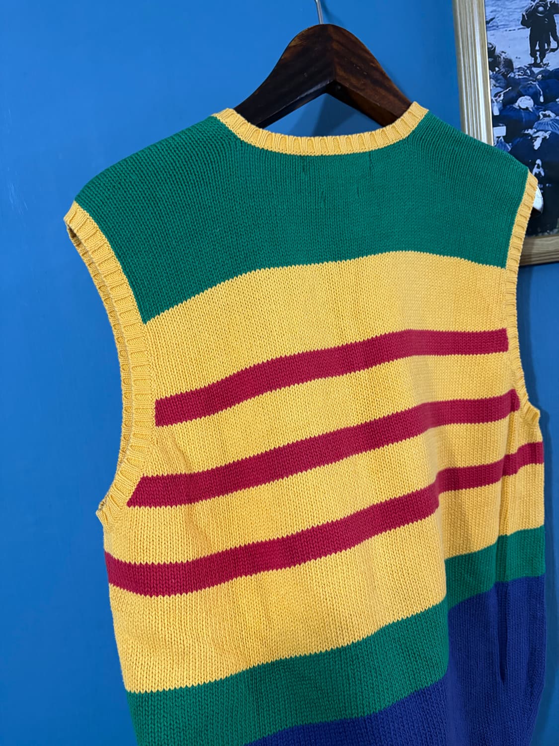 90‘s polo Ralph Lauren cotton vest 상품이미지6