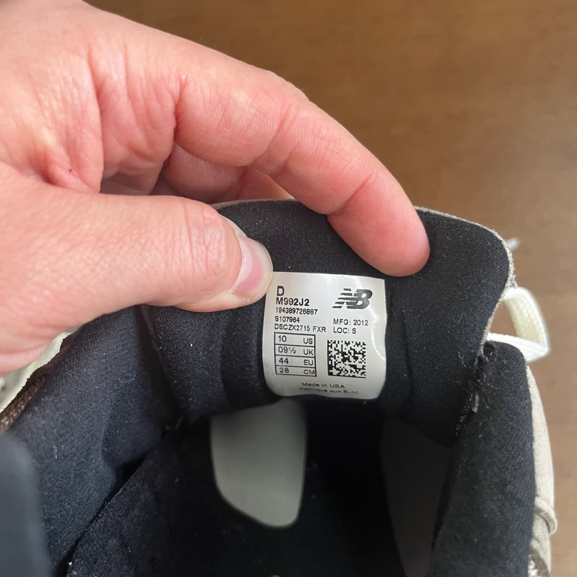뉴발란스 x JJJJound 992 280mm 상품이미지9