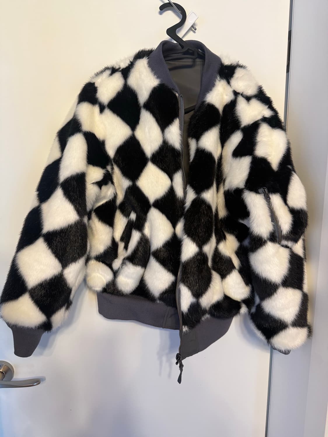 FETCH 나일론 리버시블 MA-1 자켓 차콜 상품이미지6