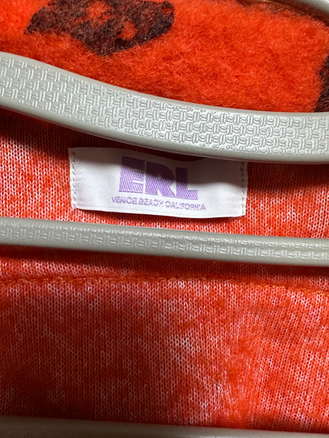 Erl 오랜지 레오파드 셔츠 m 상품이미지8