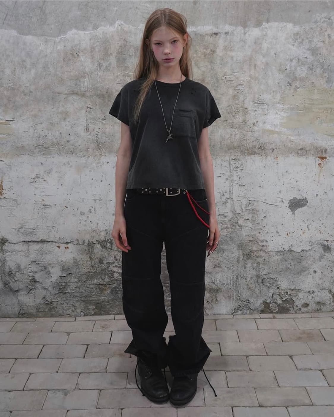 데어드 stain burn 반팔티셔츠 상품이미지1