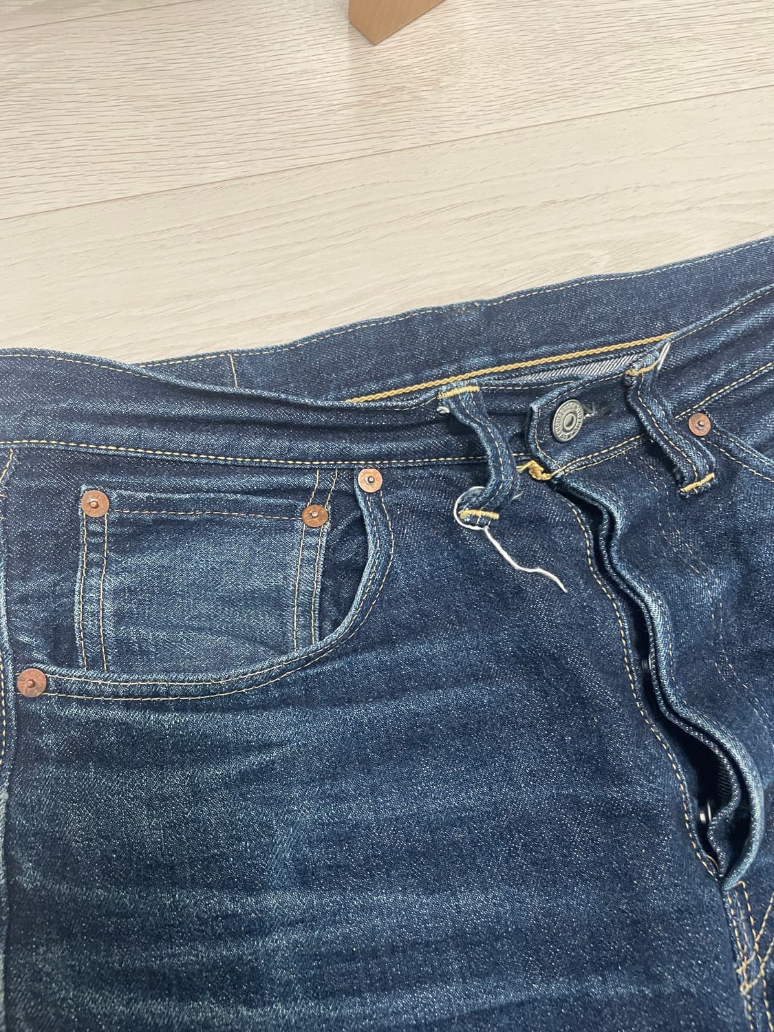 웨어하우스 DSB 1001xx 1947 30x32 사이즈 8개월 페이딩 상품이미지2