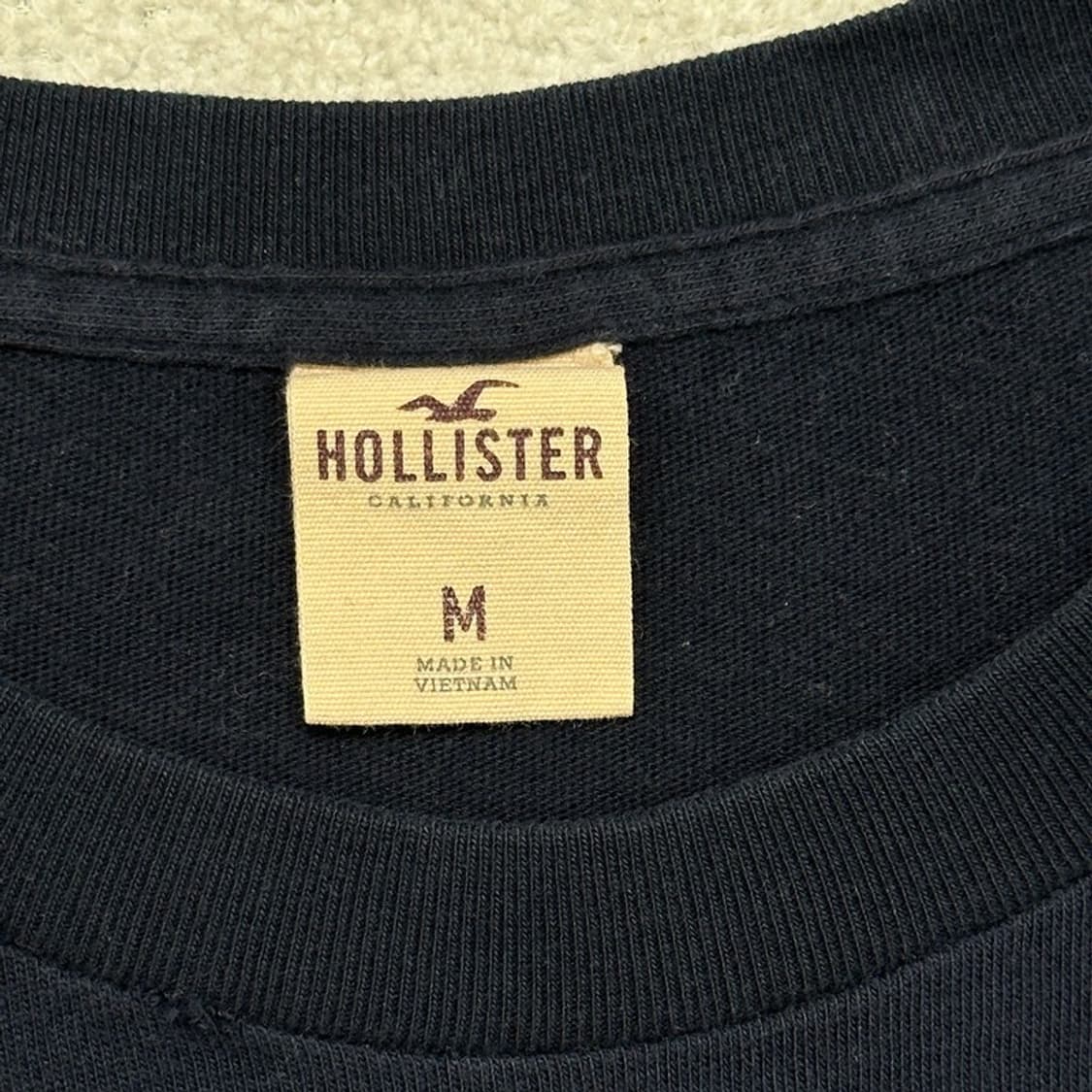 ABERCROMBIE & FITCH 홀리스터 로고 반팔티 M 상품이미지5
