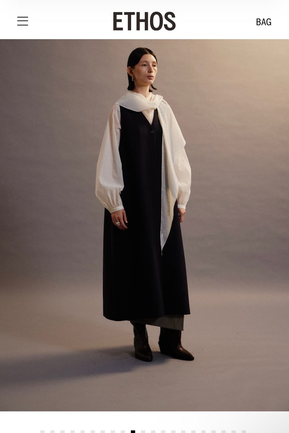 에토스 케이프 블라우스 상품이미지1