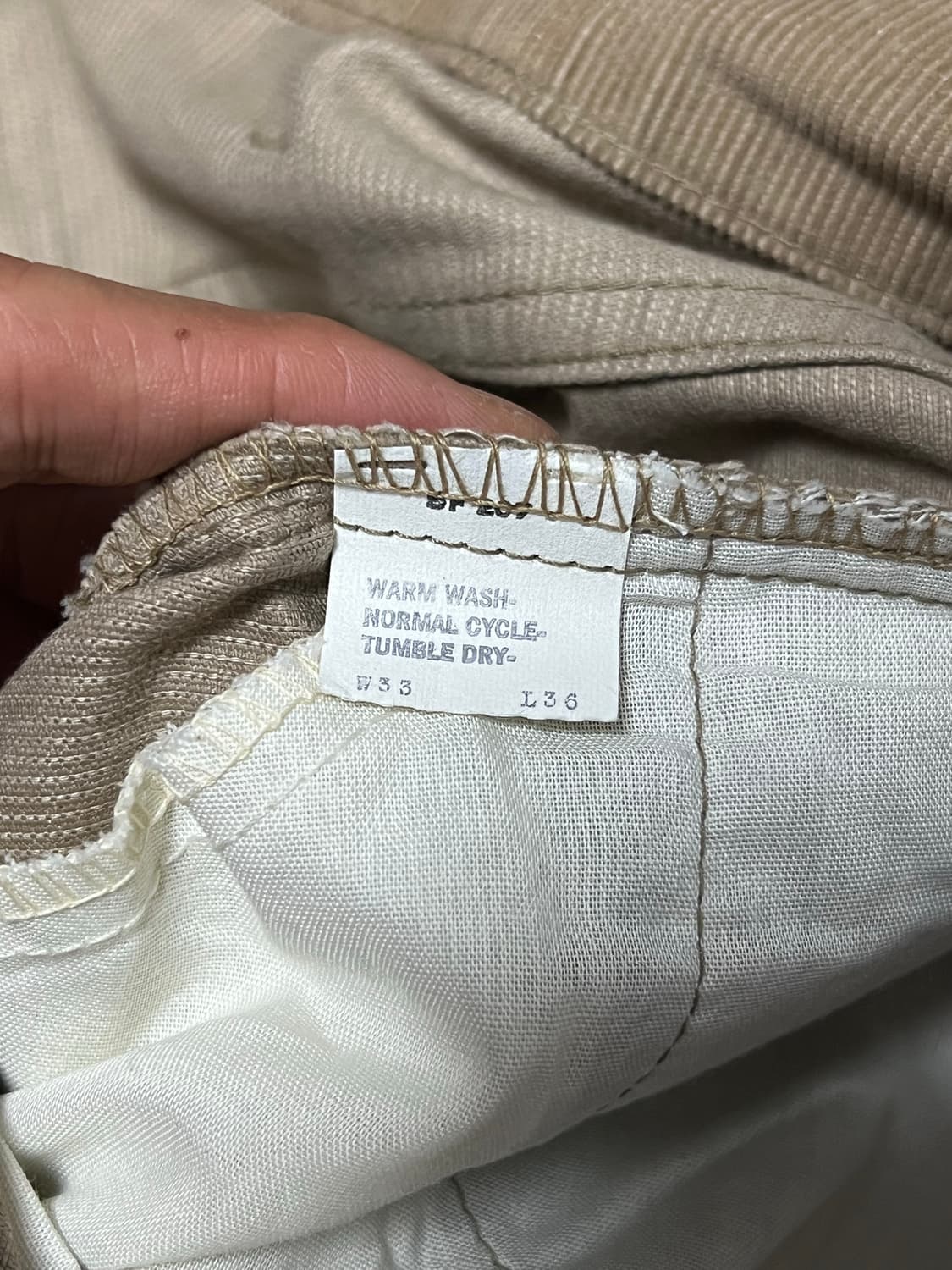 데드스탁 70‘s levis 646 벨바텀 코듀로이 팬츠  상품이미지9