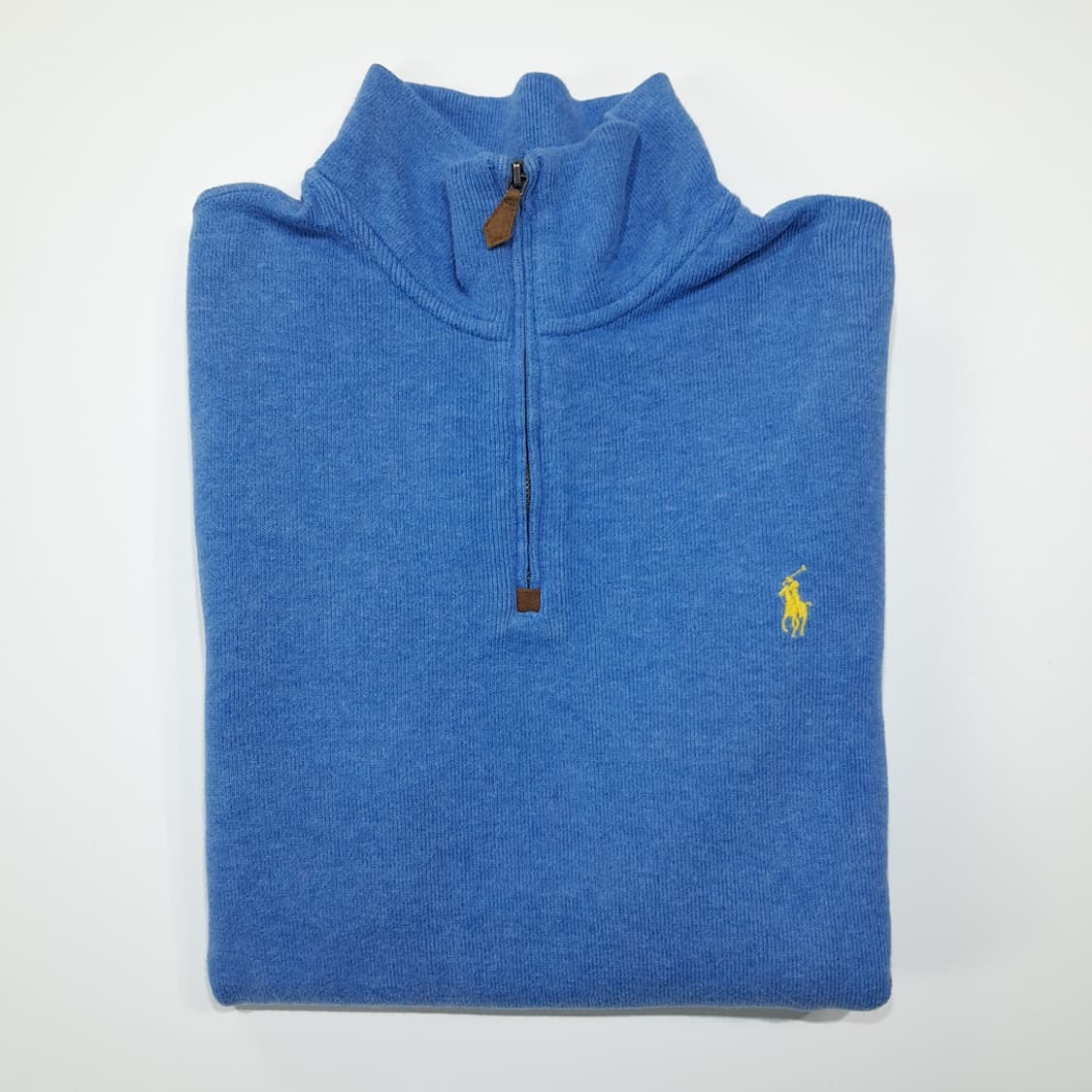 CL580 L 폴로 00s 코튼 옐로우포니 스카이블루 니트 스웨터 상품이미지8
