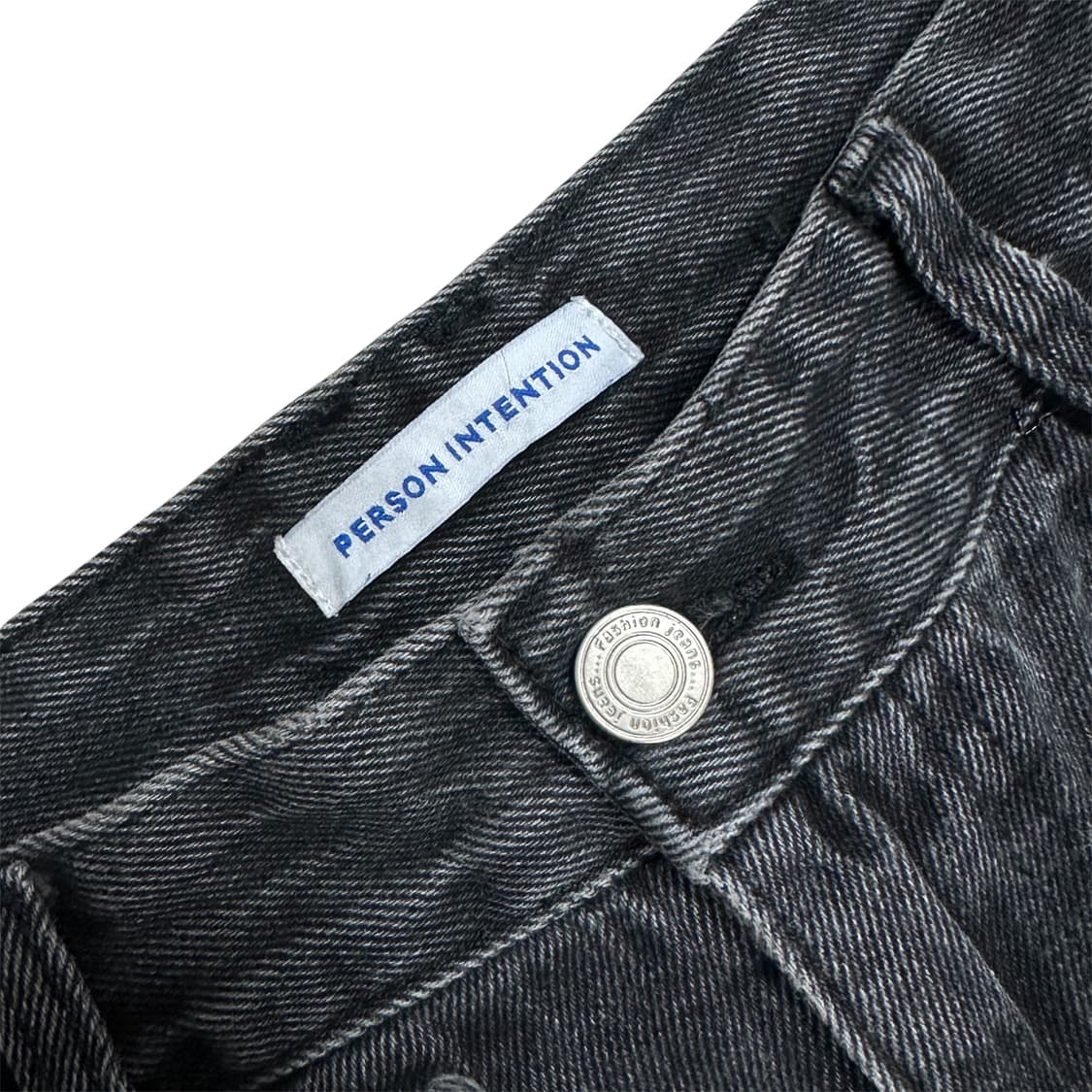 흑청 워싱 데님 디테일 팬츠 상품이미지5