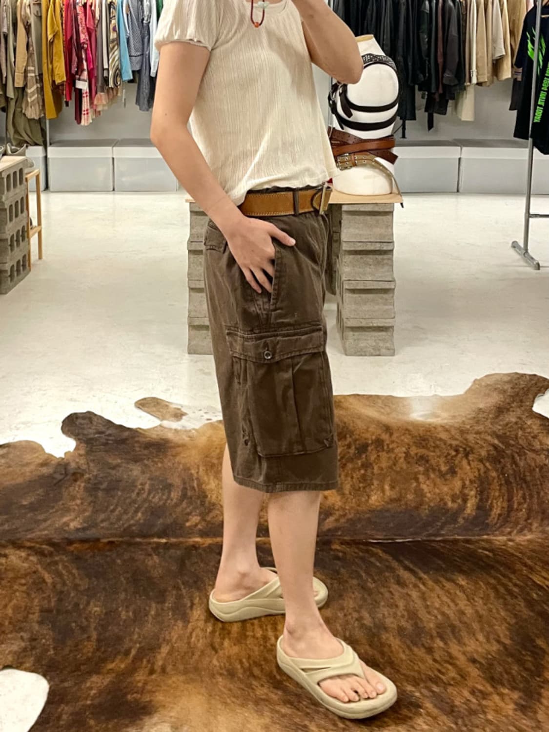 LEVI'S bermuda cargo pants 리바이스 버뮤다 카고 상품이미지2