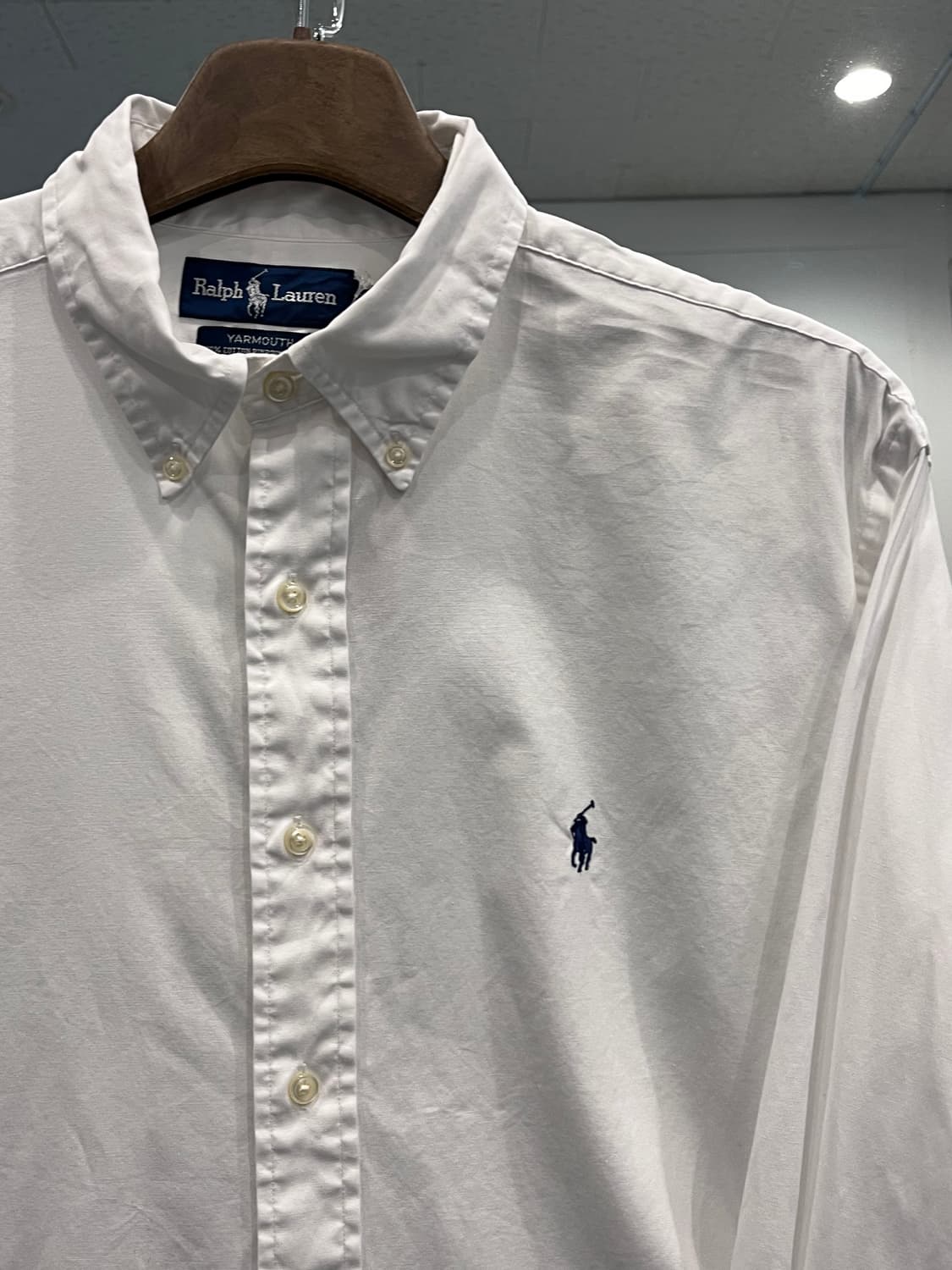 Polo RL 폴로 랄프로렌 YARMOUTH 화이트셔츠 상품이미지3
