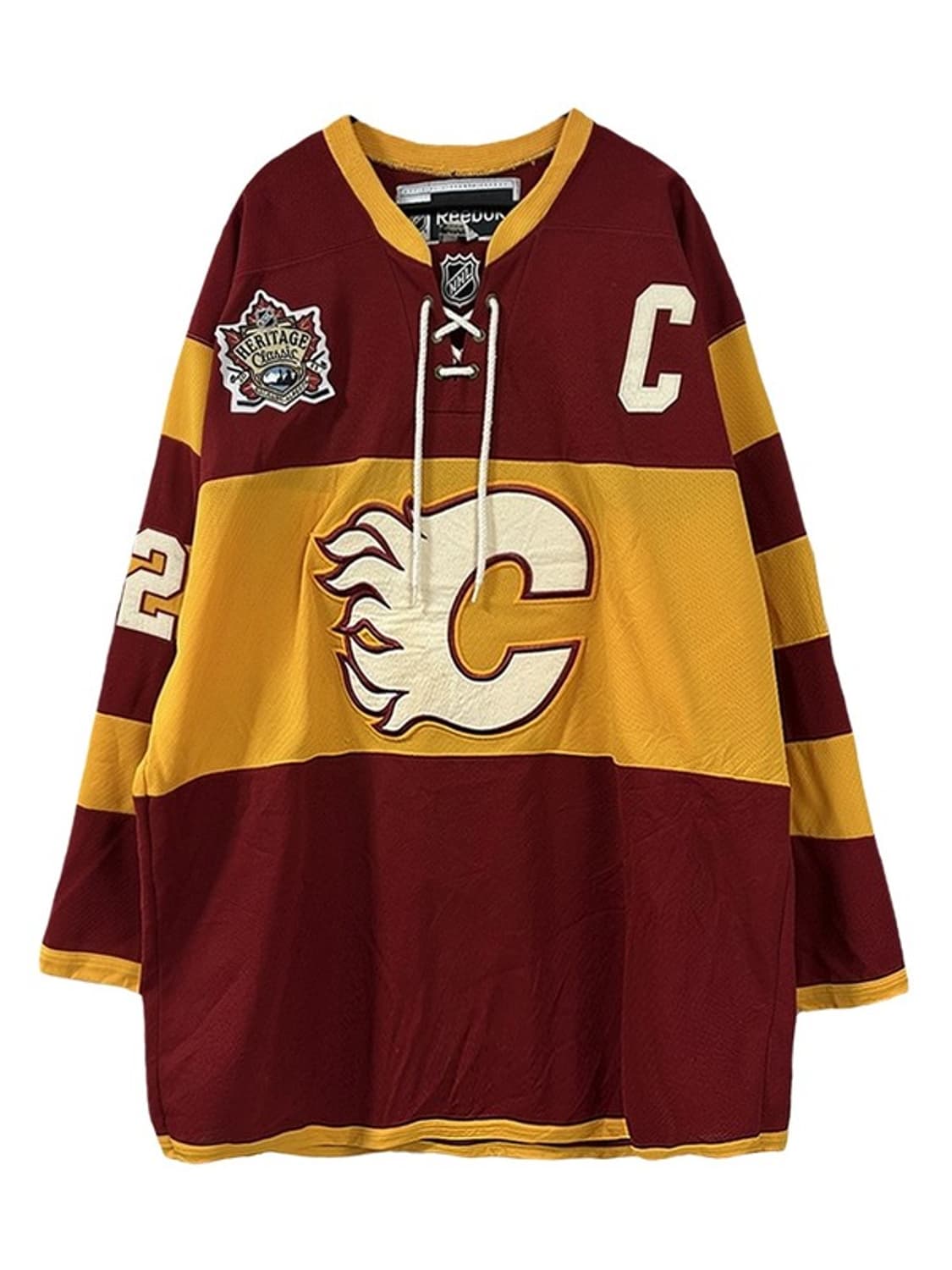 [XL] REEBOK 2011헤리티지 캘거리플레임스 NHL하키저지 상품이미지1