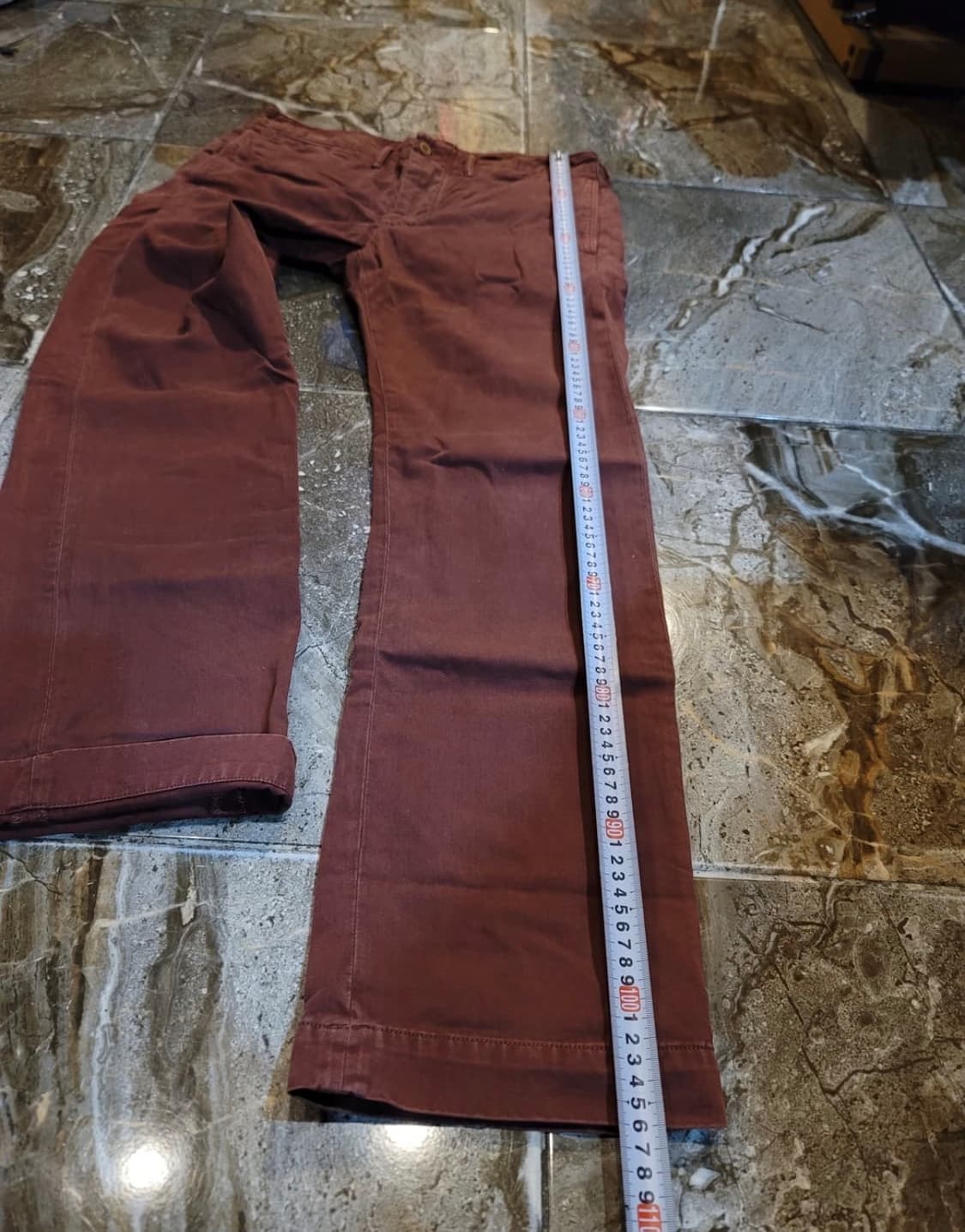 더블알엘 버건디팬츠 33 상품이미지3