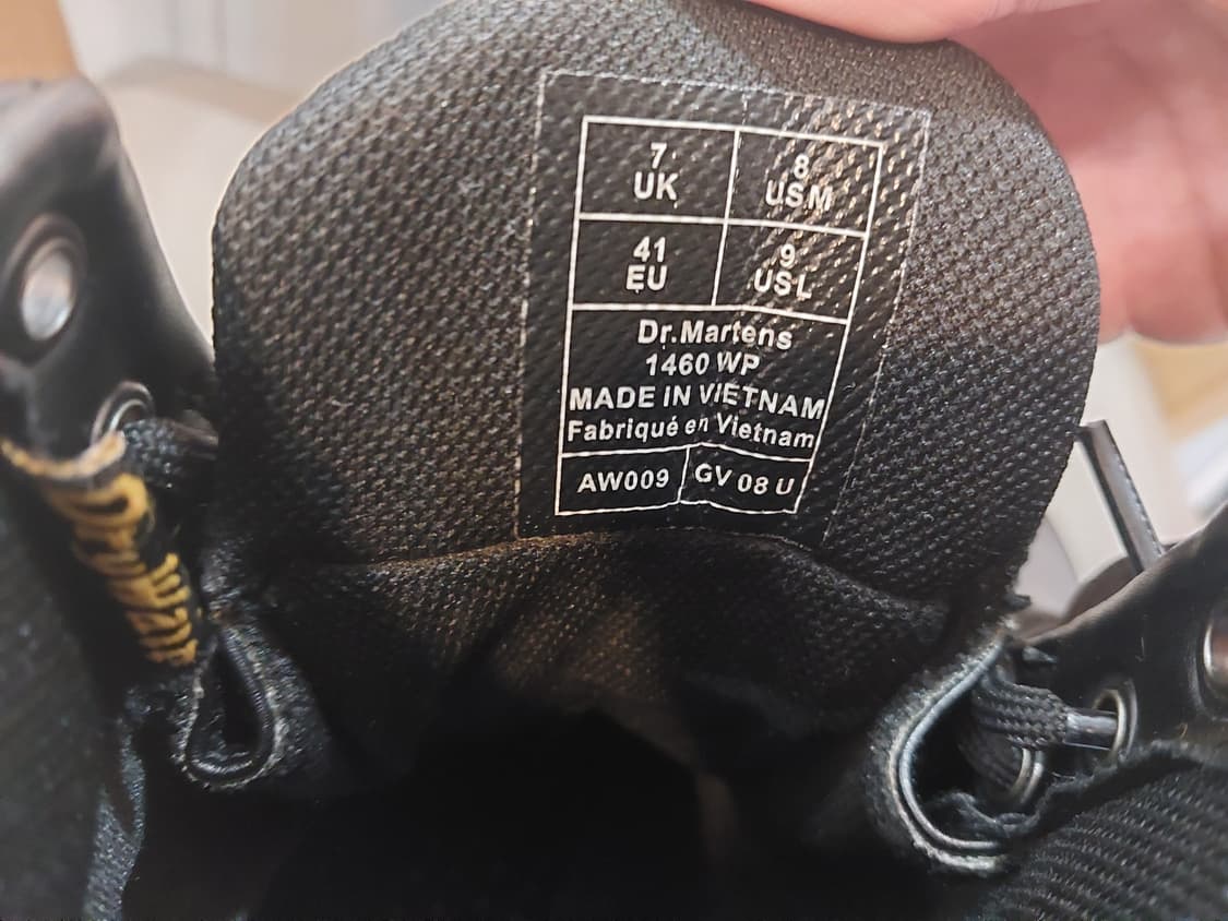 닥터마틴 1460 WP 방수 워커 UK7
 US 260 상품이미지6