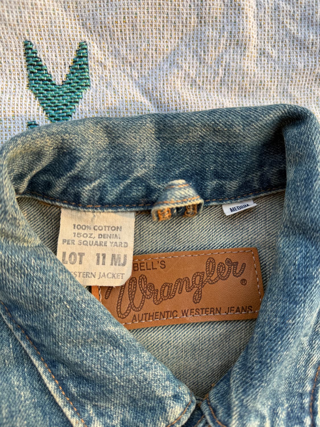 Wrangler 11MJ 데님 자켓 (Made in Japan) M 상품이미지4