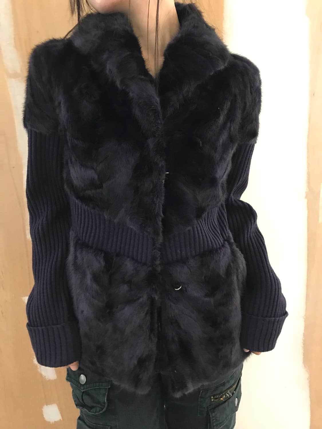 vintage purple fur jacket 상품이미지2