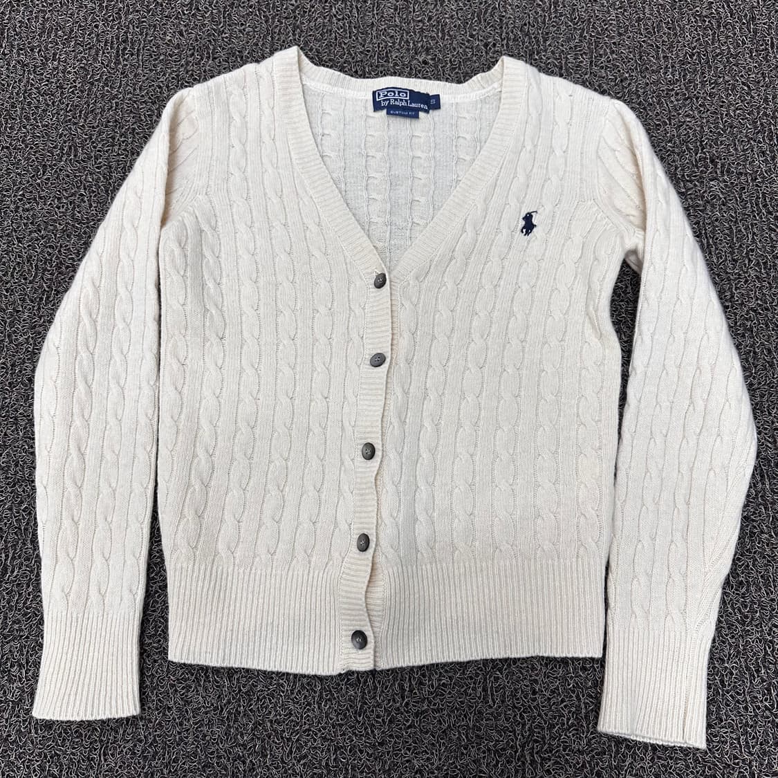 POLO 폴로 랄프로렌 여성 가디건 아이보리 S 상품이미지1