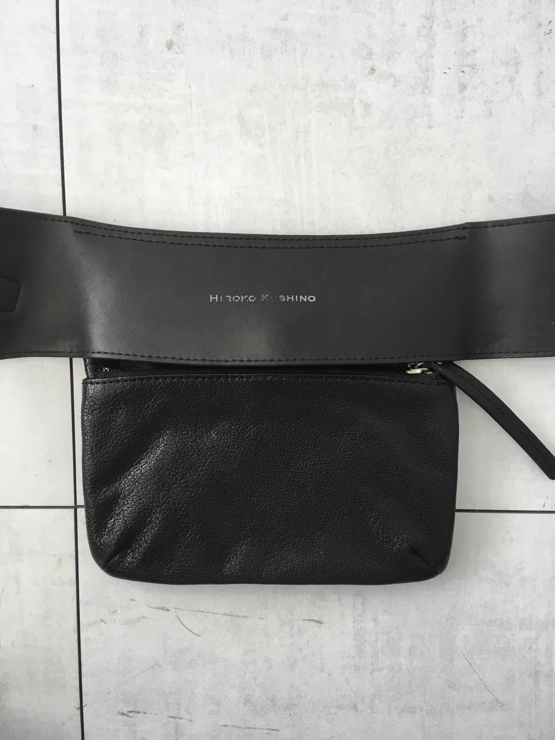 Hiroko Koshino 히로코코시노 벨트 백 상품이미지7